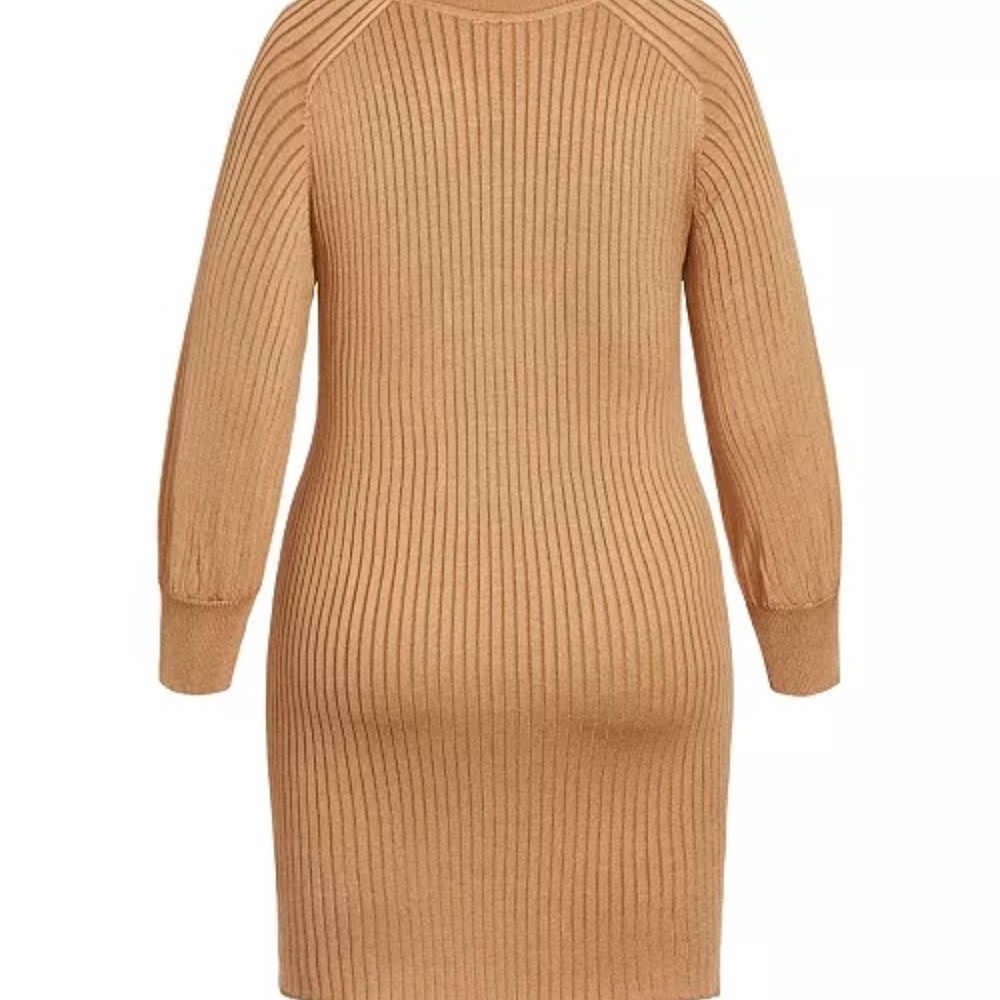 NWT City Chic Balloon Knit Dress Size 16 - Picture 4 of 8